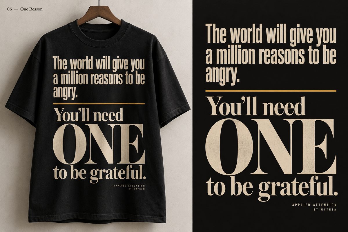 Gratitude: one reason