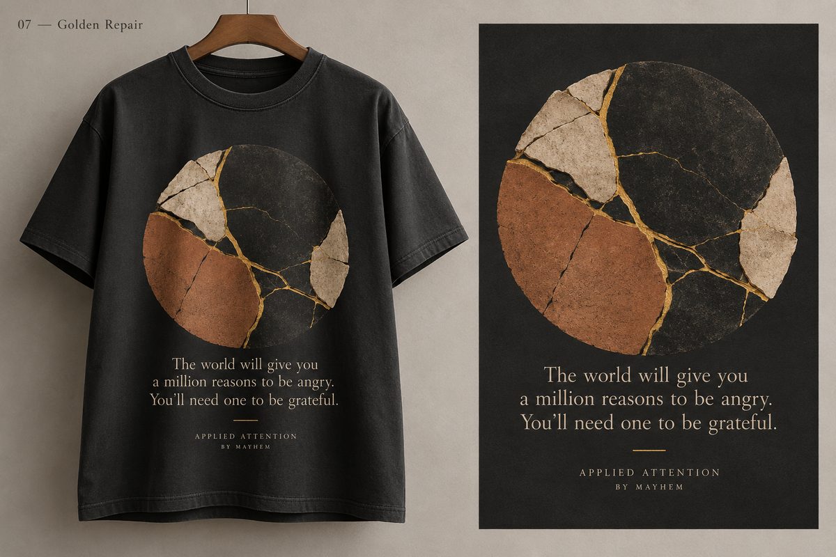 Gratitude: golden repair