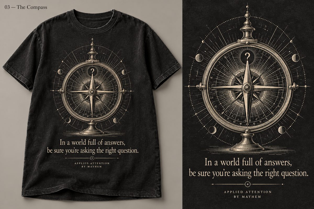 The Right Question: the compass