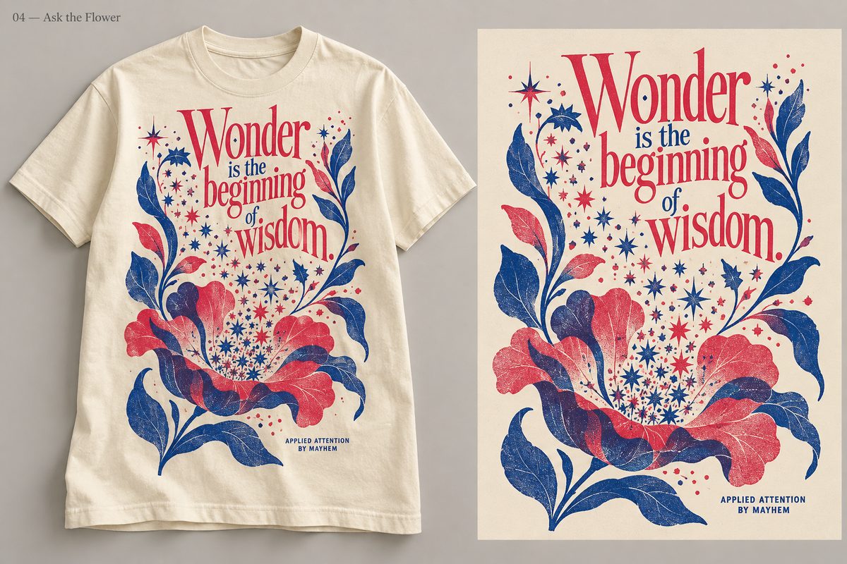 Wonder: ask the flower